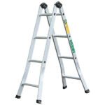 Thang nhôm khóa sập tự động 1,5m BooDoor KX15 màu nhôm tự nhiên