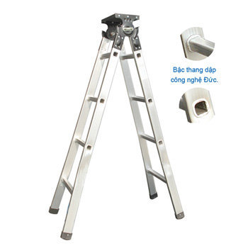 Thang chữ A phổ thông 2,5m TA25 6 bậc