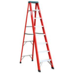 Thang cách điện chữ A 8 bậc Nikawa NKJ-8C thân sợi thủy tinh