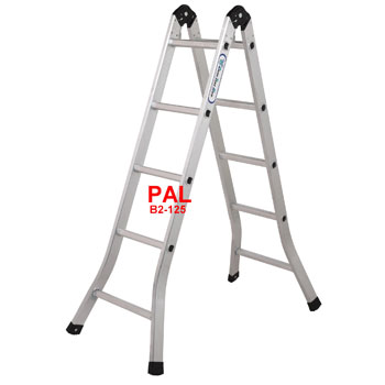 Thang nhôm chữ A Pal B2-125 gấp 2 đoạn dựng chữ A
