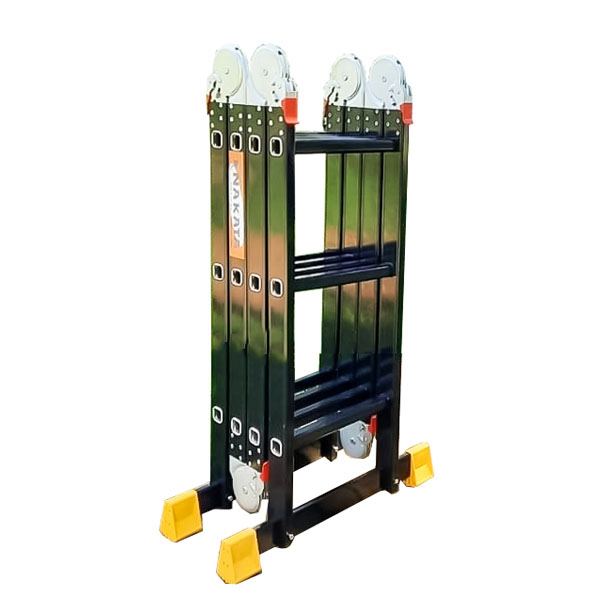 Thang gấp xếp 4 đoạn Nakata VN-03B màu đen chân ngang