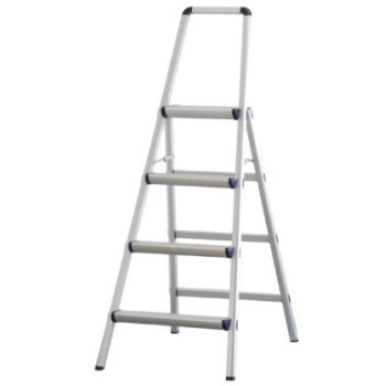 Thang nhôm 4 bậc tay vịn Kenfon KF-B04 khung nhôm mở sẵn