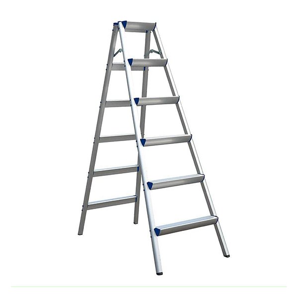 Thang nhôm bậc bằng 6 bậc Đông Á DA-B6 mở chữ A