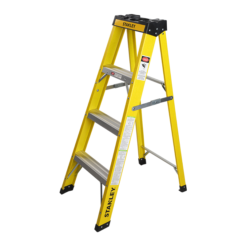 Thang xếp sợi thủy tinh 4 bậc Stanley SXLDFG-004 dựng chữ A