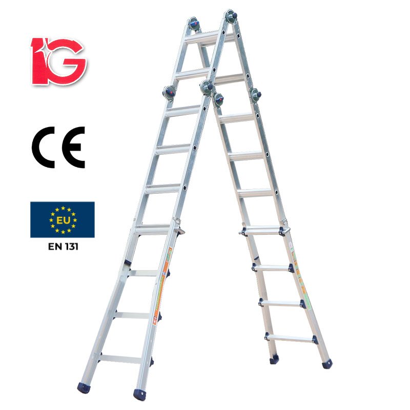 Thang nhôm đa năng 5,4m IG MT-LS44 gấp 4 khúc