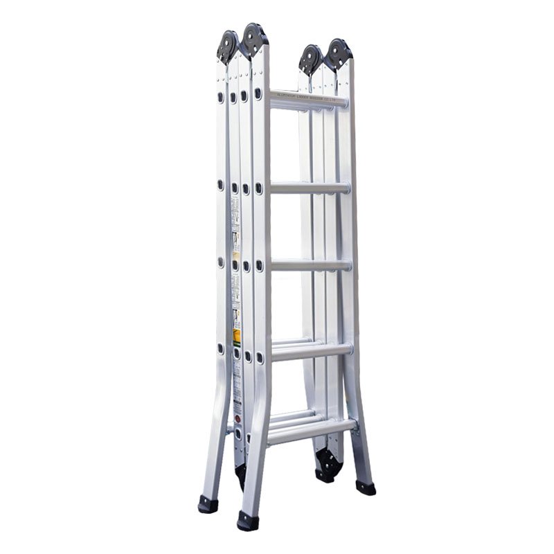 Thang nhôm gấp 4 khúc Boodoor GK30 nhôm dày 1,5 mm