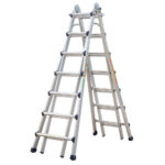 Thang nhôm gấp chữ A IG LS47 kéo dài 3,79 m