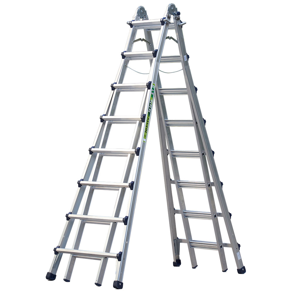 Thang nhôm gấp chữ A IG LS48 kéo dài cao 4,3 m