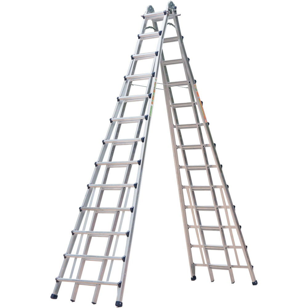 Thang nhôm gấp chữ A 7,2m IG LS53 Hàn Quốc cho công trình