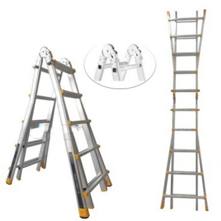 Thang nhôm gấp chữ A mở rộng Jumbo A405 4 đoạn