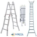 Thang nhôm gấp 4 khúc Nikita TGA37 nhỏ gọn