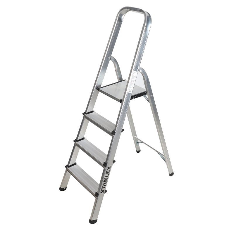 Thang nhôm ghế 4 bậc Stanley SXLDAL-004 khung nhôm có tay vịn