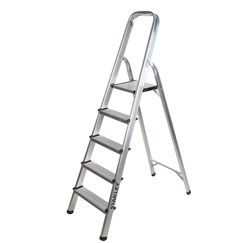 Thang nhôm ghế 5 bậc Stanley SXLDAL-005 tay vịn cao 1,45 m