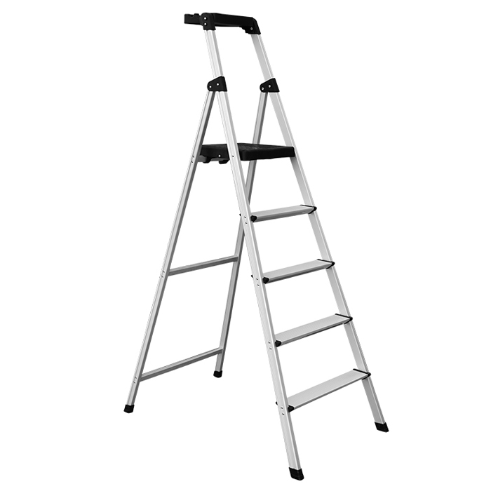 Thang nhôm ghế 5 bậc Sumika SKT05 có khay dụng cụ