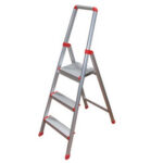 Thang nhôm ghế 3 bậc Hasegawa SRA-8 có khung tay vịn
