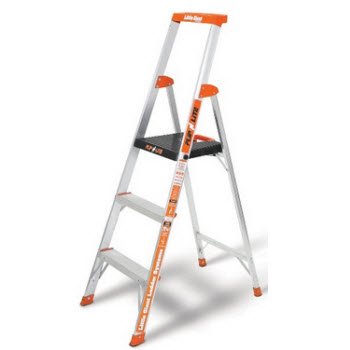 Thang nhôm ghế 3 bậc Little Giant Flip-N-Lite F5 có tay vịn