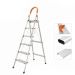 Thang ghế nhôm tay vịn 6 bậc Nakata VN106N khung nhôm