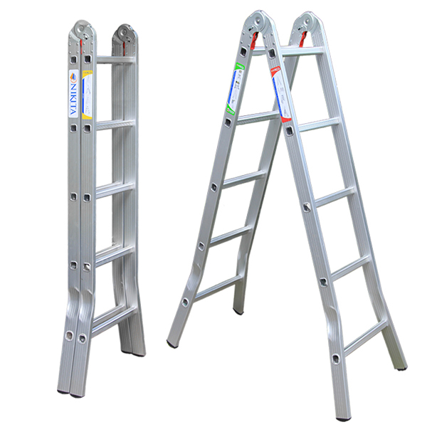Thang nhôm khóa sập tự động Nikita 1,5m Nika-15 dựng dạng chữ A
