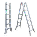 Thang nhôm khóa sập tự động Nikita 2m Nika20 2 x 6 bậc
