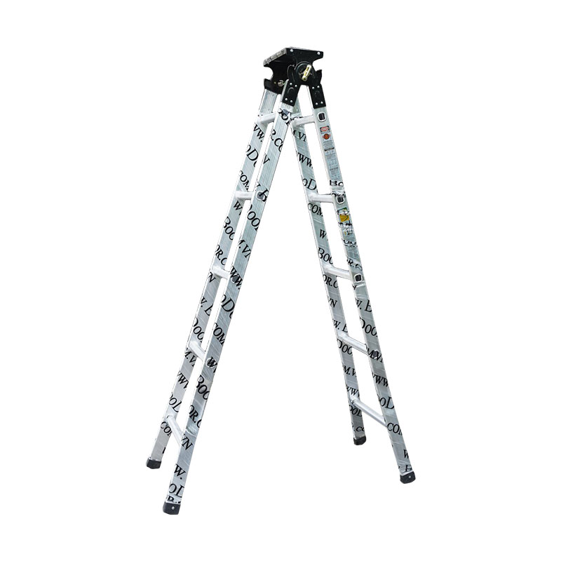 Thang nhôm chữ A 2m BooDoor HM20 hộp mâm trắng