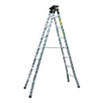 Thang nhôm chữ A 2,5m BooDoor HM25 hộp mâm trắng