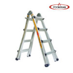 Thang nhôm chữ A 4 bậc Poongsan PS-44 kéo dài được