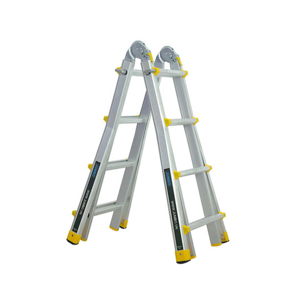 Thang nhôm rút chữ A 4m Jumbo A404 dạng chữ A