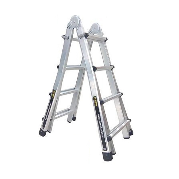 Thang nhôm rút chữ A 4m Sumika SKM404 rút lồng