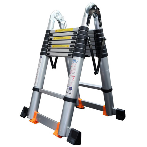 Thang nhôm rút đôi 3,8m Kagami KT-38AI chữ A 1,9m