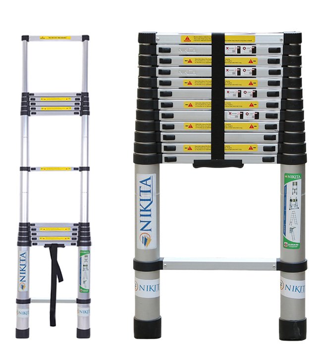 Thang nhôm rút gọn 5m Nikita NKT-R50 13 bậc