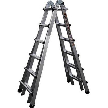 Thang nhôm rút đa năng Shin Yang SY-406 chữ A kéo dài
