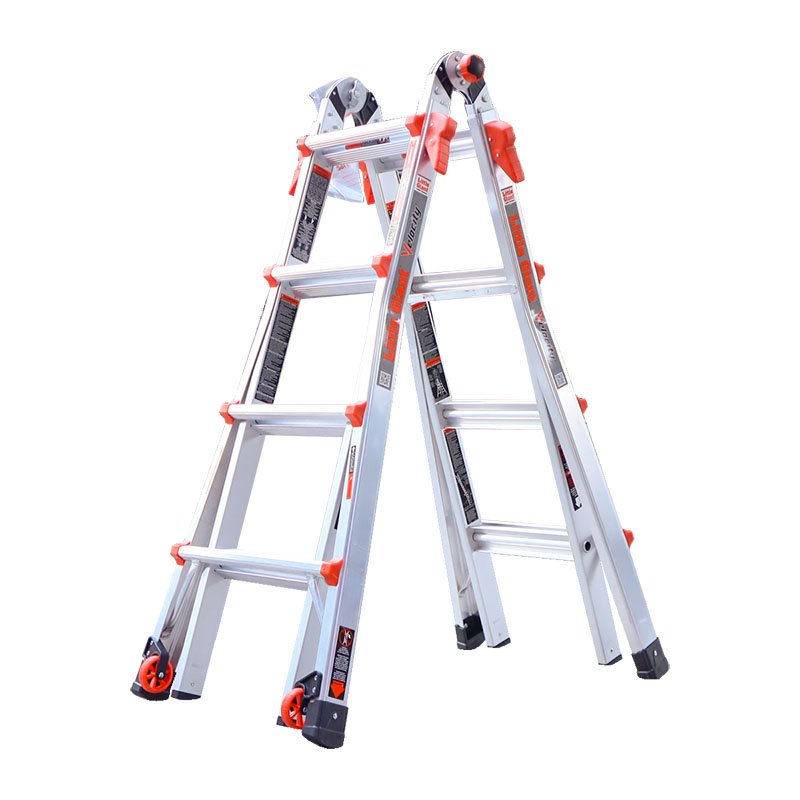 Thang nhôm rút đa năng Little Giant Velocity M17 dựng chữ A và chữ I