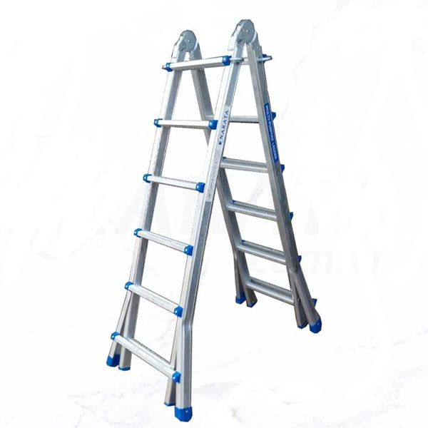 Thang nhôm rút trượt đa năng Nakata TY6A dạng chữ A