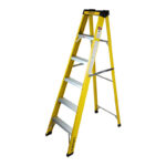 Thang xếp sợi thủy tinh 6 bậc Stanley SXLDFG-006 màu vàng